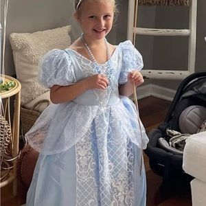 Blue Princess Cinderella Kids Costume